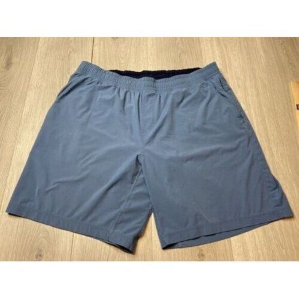 Rhone Shorts Mens‎ 2XL Blue 9" Mako Unlined Active Workout Running Athletic XXL